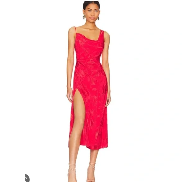 NEW For Love & Lemons Ilana Midi Dress 🌸 Wedding Guest 🌸 - Picture 3 of 5